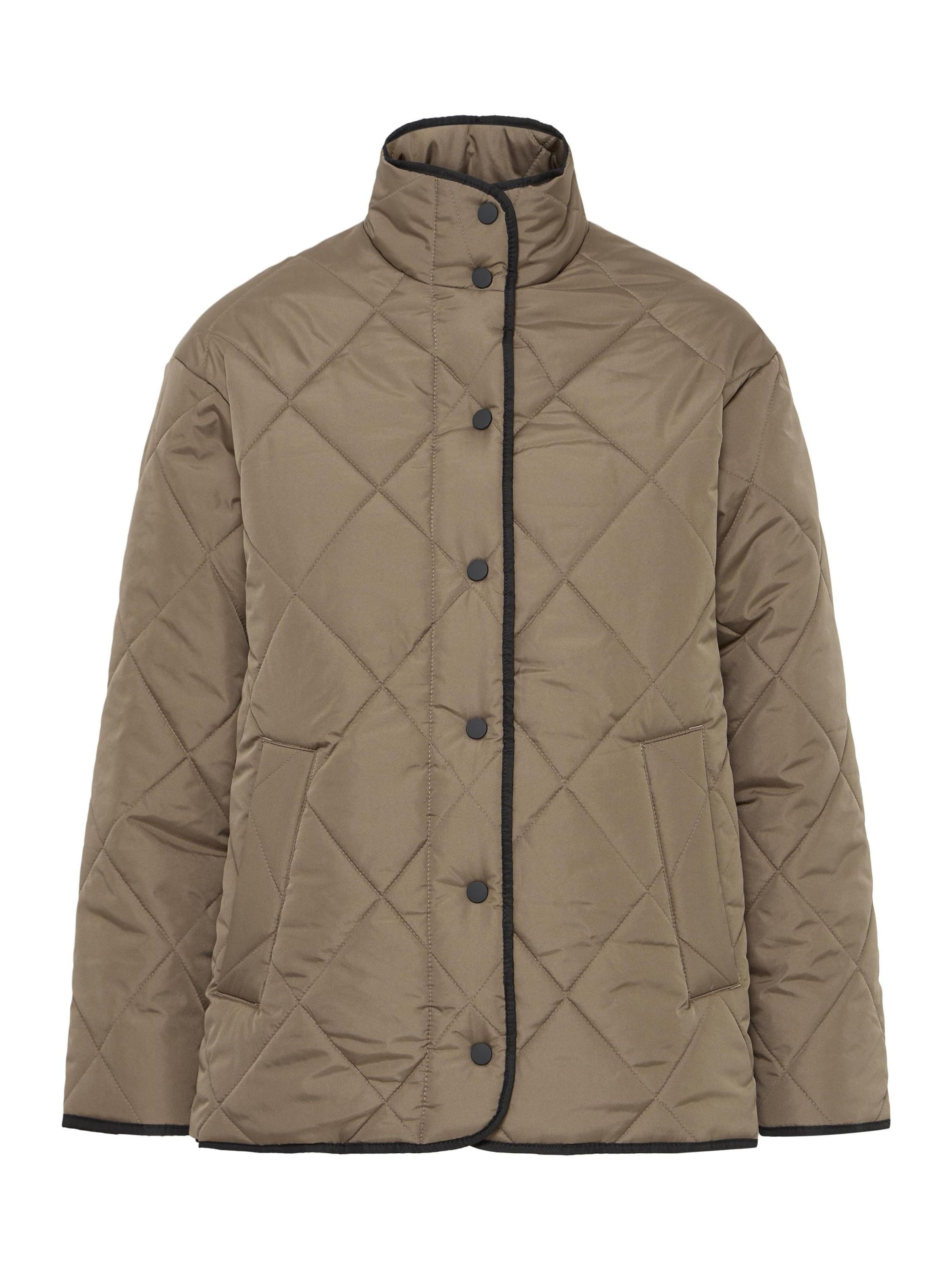 Oxmo Casaco meia-estação ' OXBMMBELIS LOOSE JACKET ' em castanho, Vista do artigo