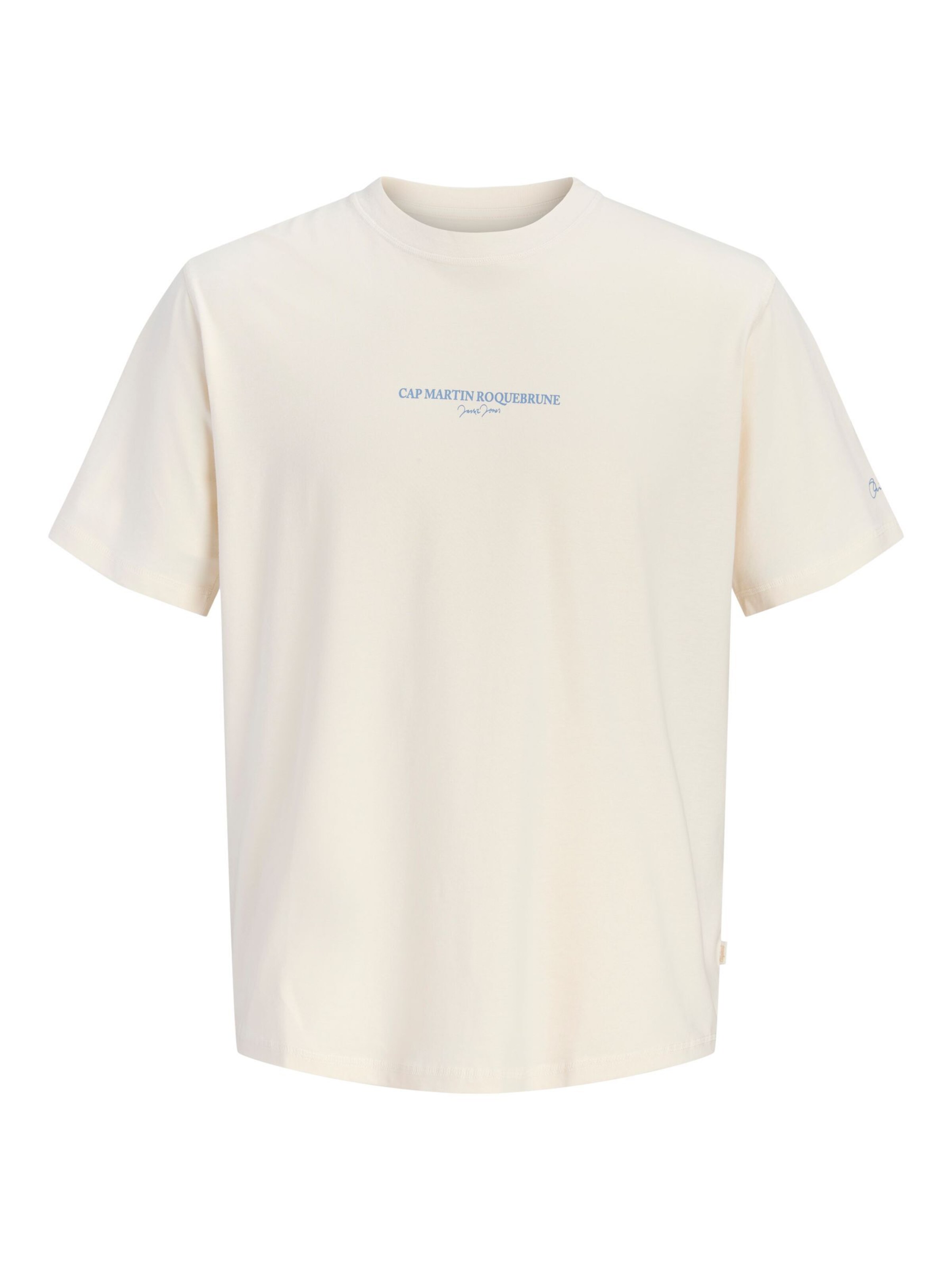 JACK & JONES T-shirt in beige / blau / weiß, Produktansicht