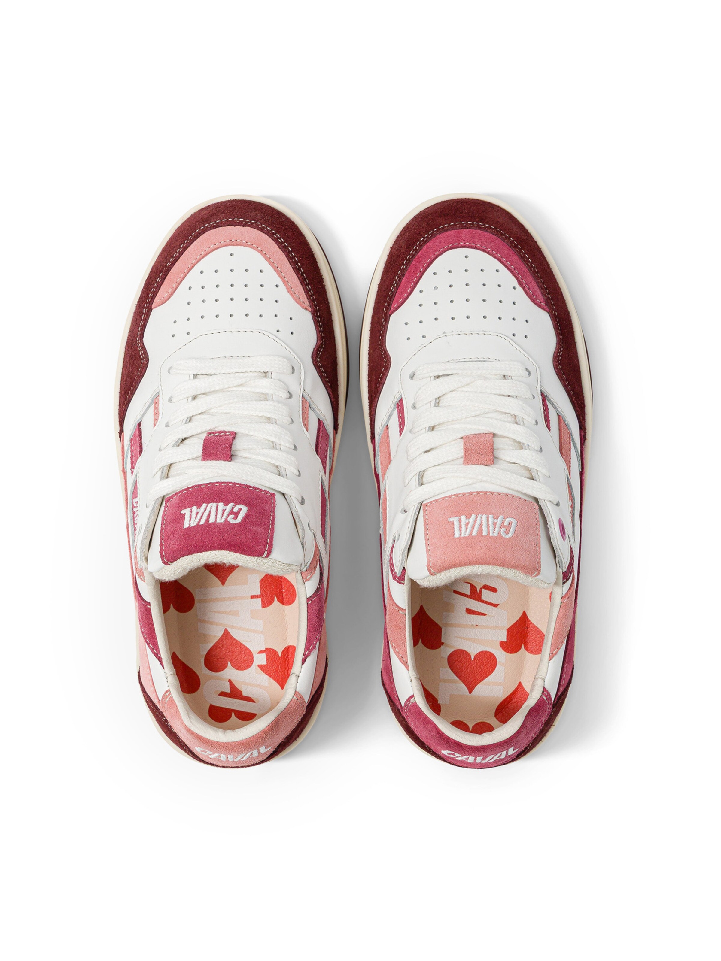 Scarpa stringata ' PLAYGROUND ' di Caval in rosa