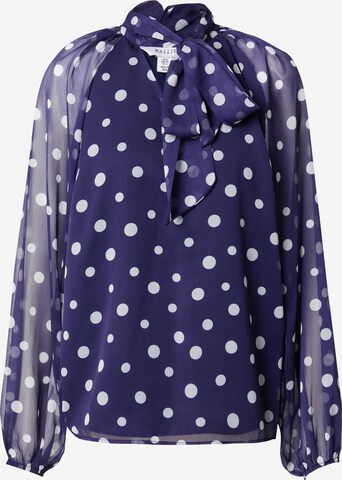 Wallis Blouse in Blue: front