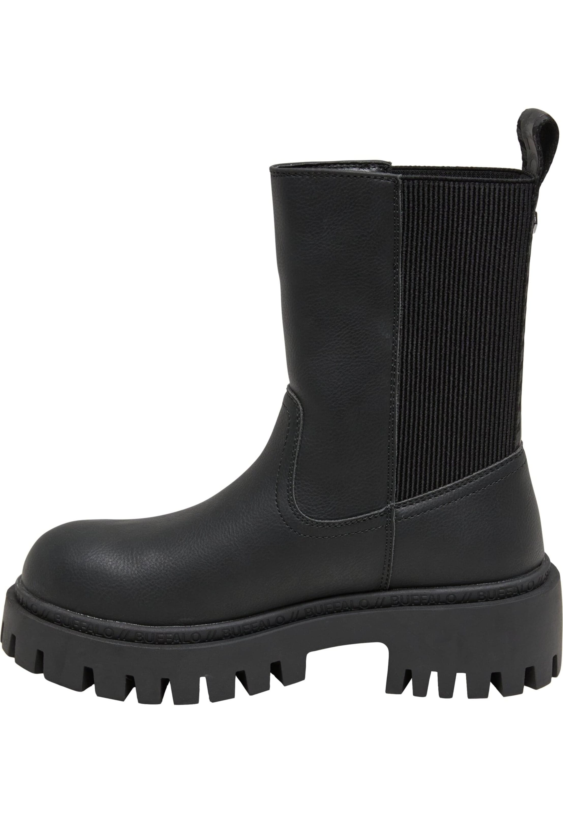 BUFFALO Chelsea čižmy 'Zanos' - Čierna