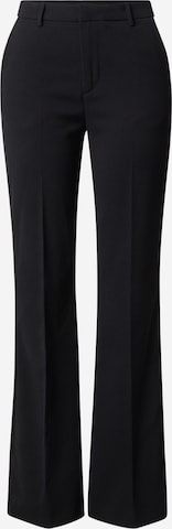 Regular Pantalon à plis 'Fiona' Lindex en noir : devant