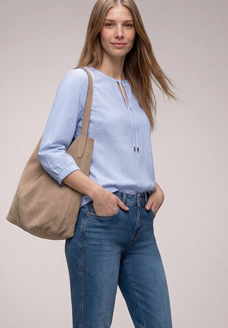 STREET ONE Blouse in Blue: front