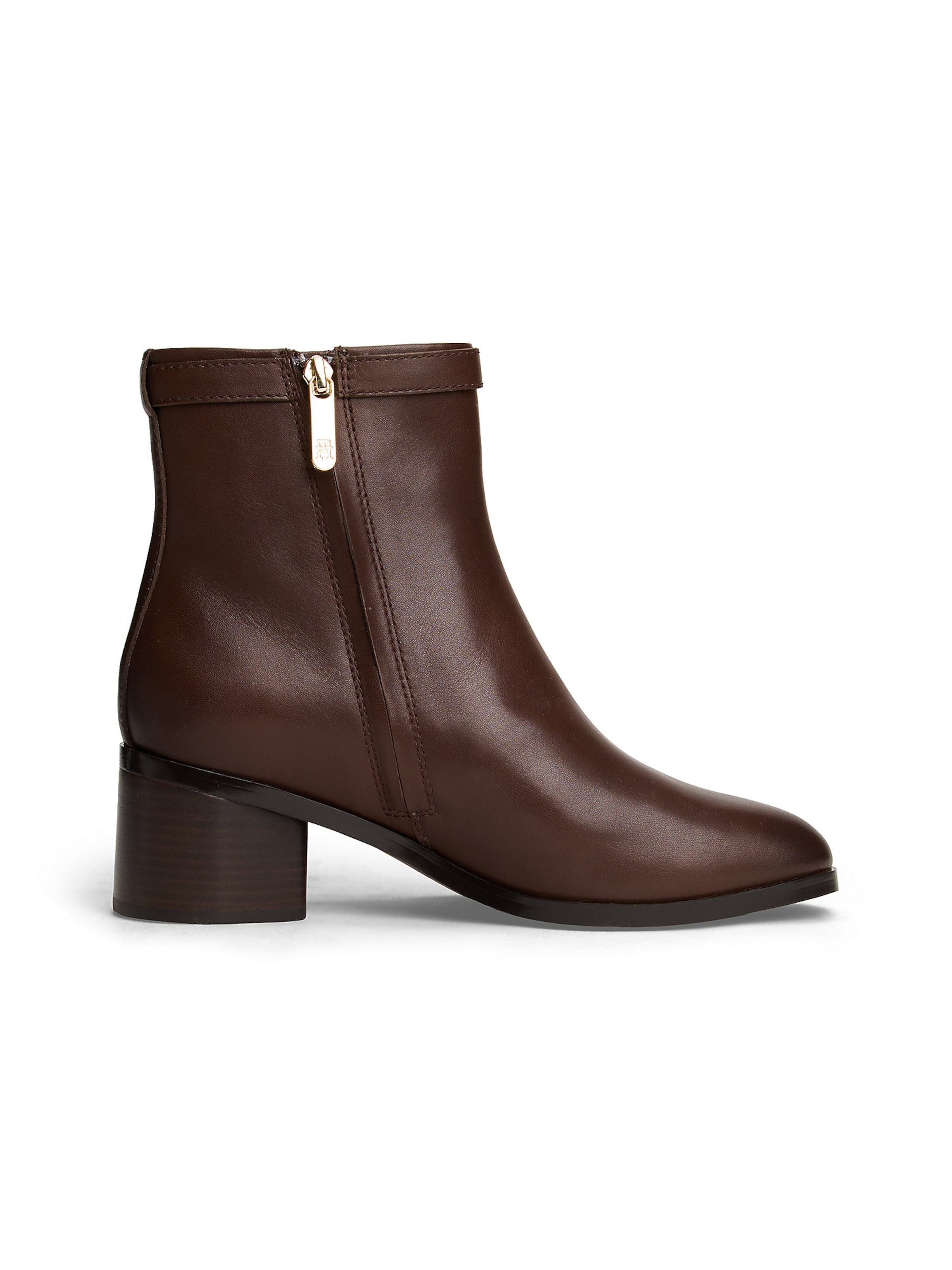 TOMMY HILFIGER Booties in Brown