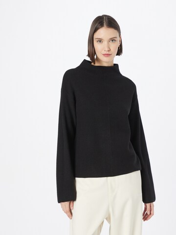 TOM TAILOR Sweater in Black: front