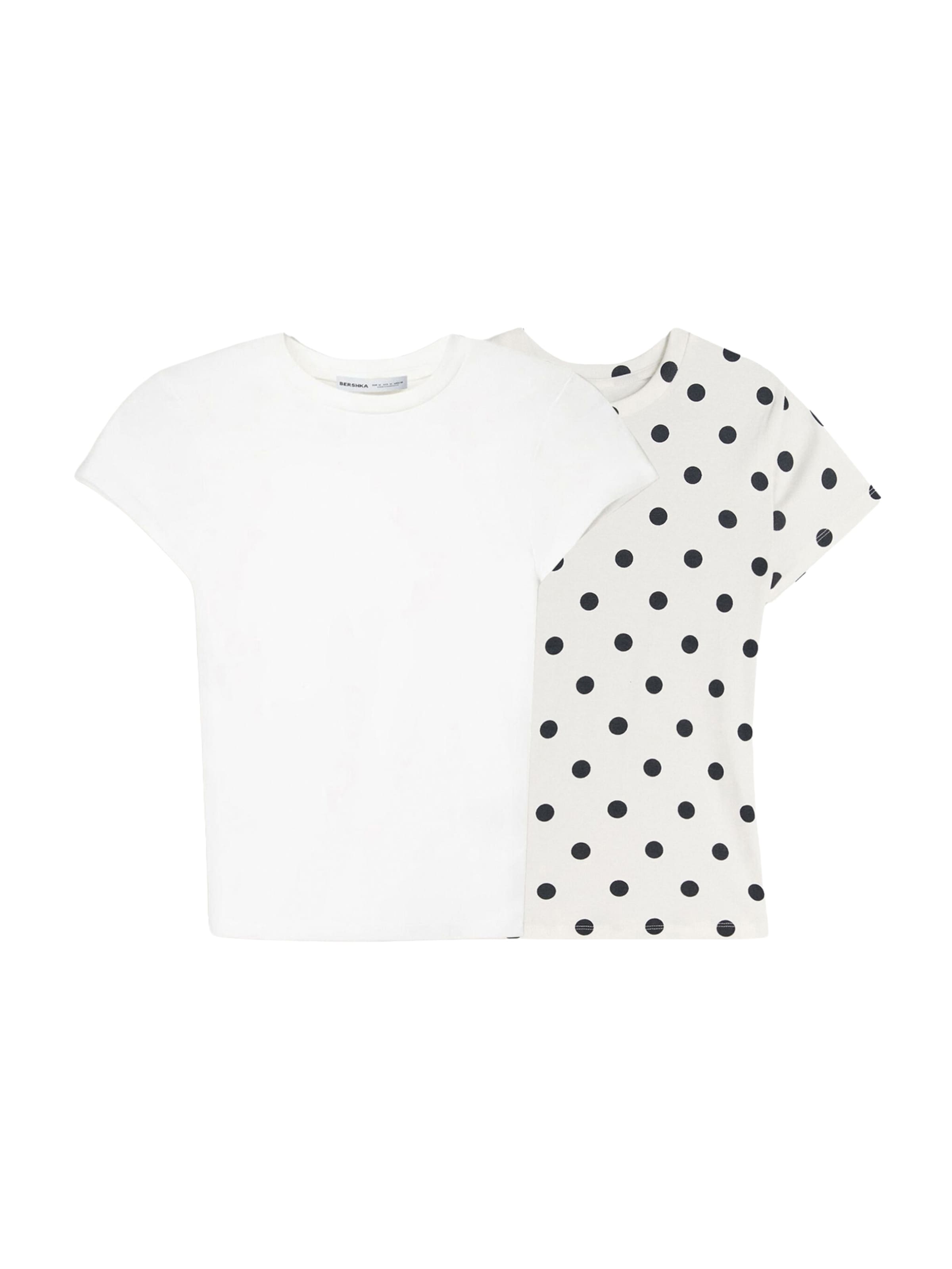 Bershka Shirt in White: front