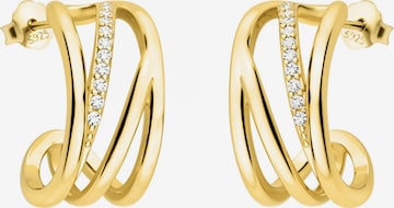 Sofia Milani Ohrringe 'Geometry' in Gold: Vorderseite