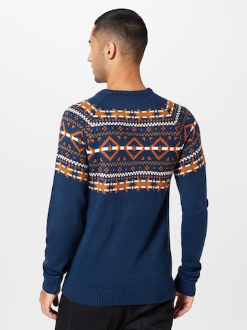 BLEND Sweter w kolorze niebieski