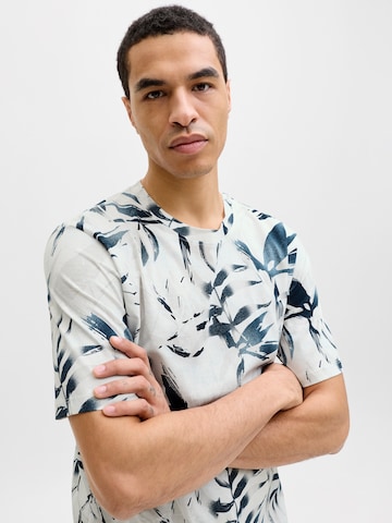 JACK & JONES Bluser & t-shirts 'JJHONOLULU' i hvid