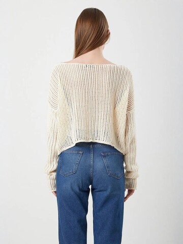 MixRay Sweter 'Pullover' w kolorze beżowy