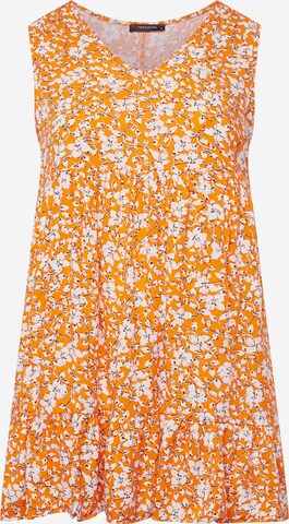 Robe Trendyol Curve en orange : devant