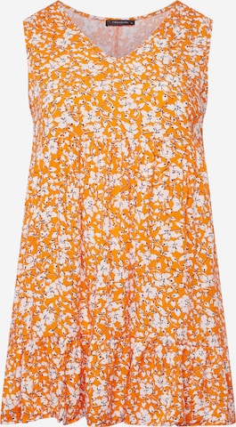 Trendyol Curve - Vestido en naranja: frente