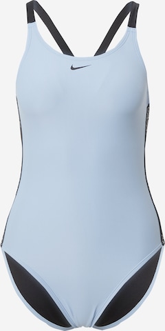 Bustier Maillot de bain Nike Swim en bleu : devant