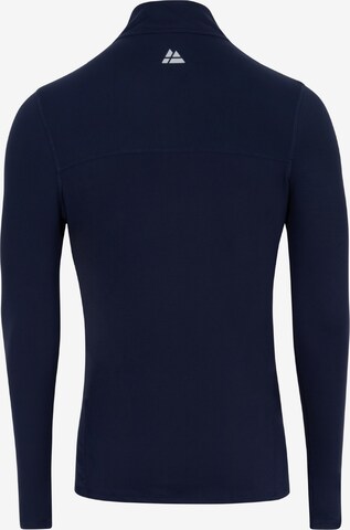 T-Shirt fonctionnel 'Half Zip' DANISH ENDURANCE en bleu