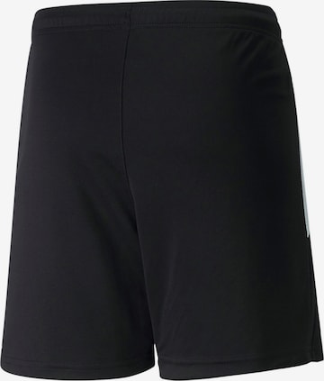 Regular Pantaloni sport 'TeamLiga' de la PUMA pe negru