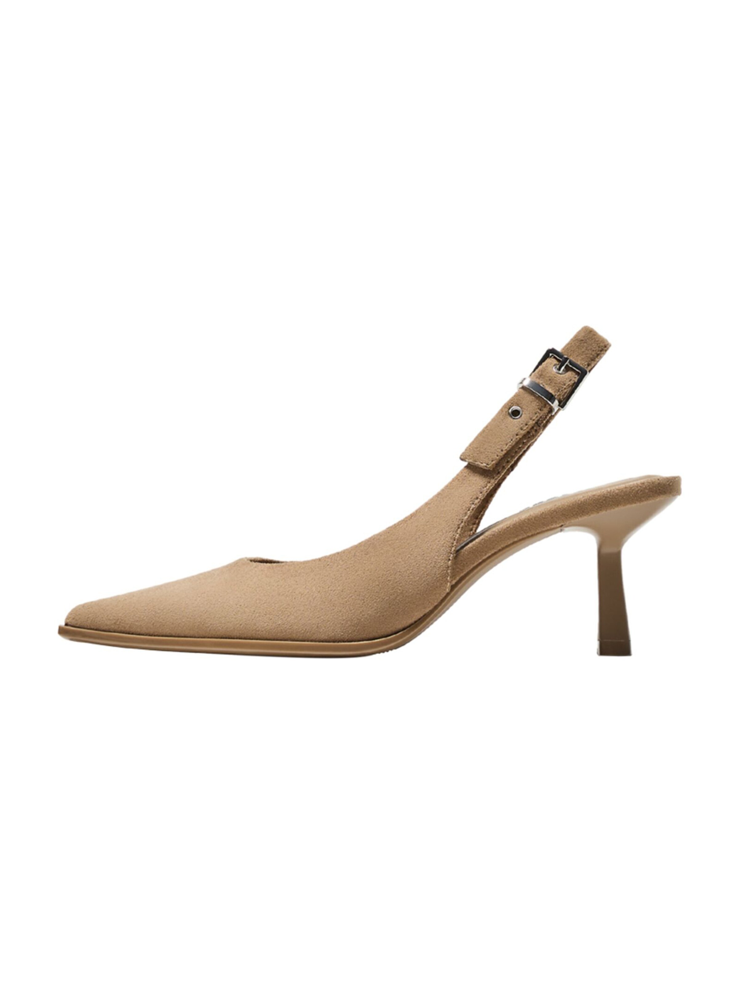 Bershka Slingback Pumps in Brown
