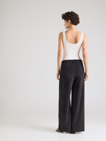 Wide Leg Pantalon MAC en noir