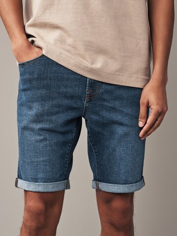 Next Regular Jeans in Blue: front