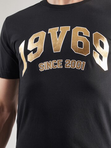 T-Shirt 'Tadeo' 19V69 ITALIA en noir