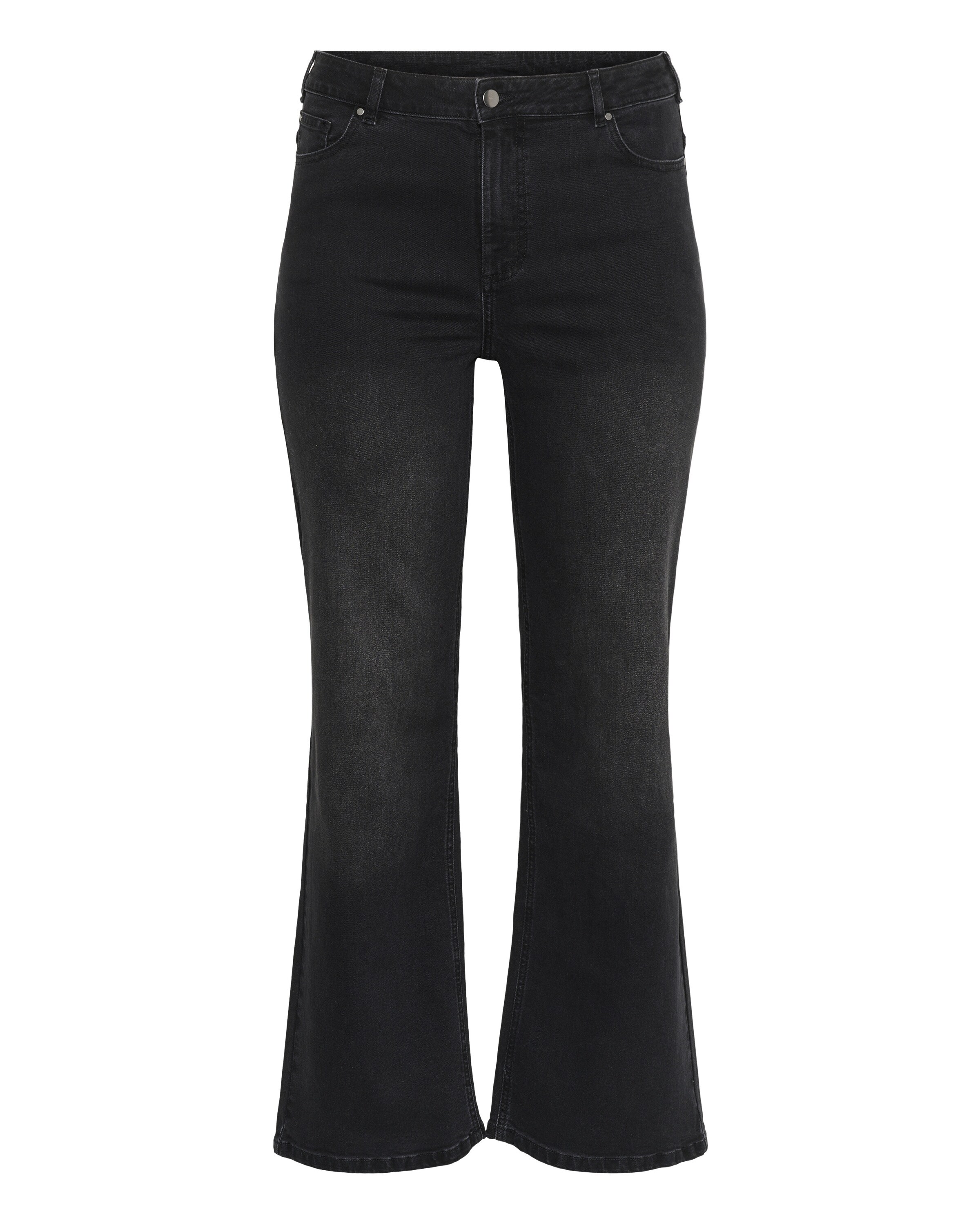 KAFFE CURVE Jeans 'Fora' in Grey: front