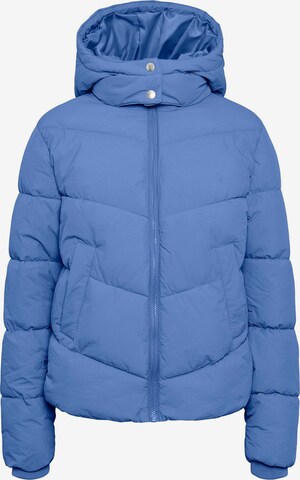 PIECES Winterjas 'JAMILLA' in Blauw: voorkant