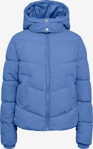 PIECES Winter Jacket 'JAMILLA' in Blue: front