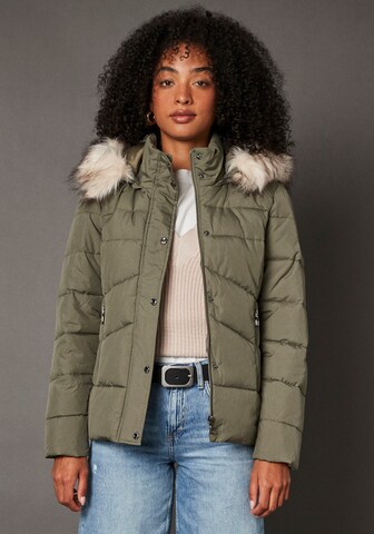 Hailys Winter Jacket in Green: front