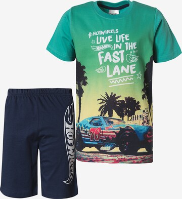 Hot Wheels Pajamas in Blue: front