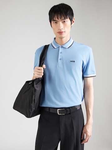 Tricou 'Paddy' de la BOSS pe albastru: față
