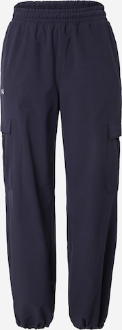 UNDER ARMOUR Tapered Workout Pants in Blue: front