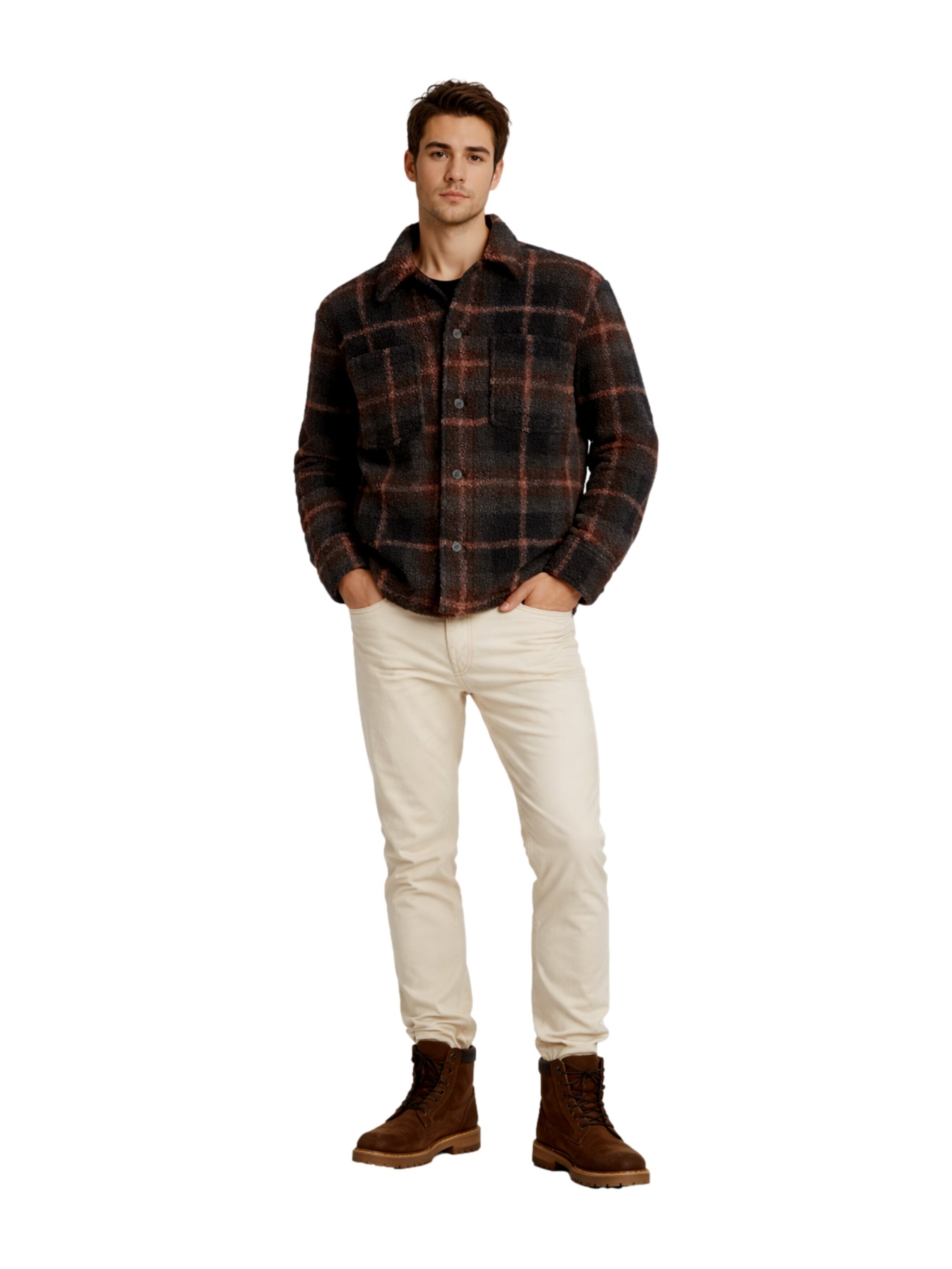 JACK & JONES Comfort fit Kurtka przejściowa 'JORBleecker' w kolorze brązowy