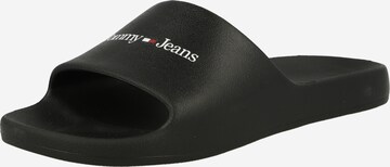 Tommy Jeans Beach & swim shoe in Black: front