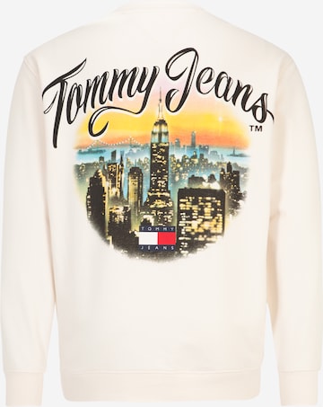 balta Tommy Jeans Plus Megztinis be užsegimo