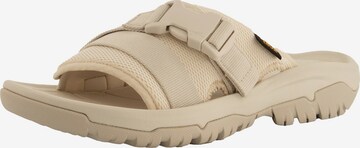 Mule TEVA en beige : devant