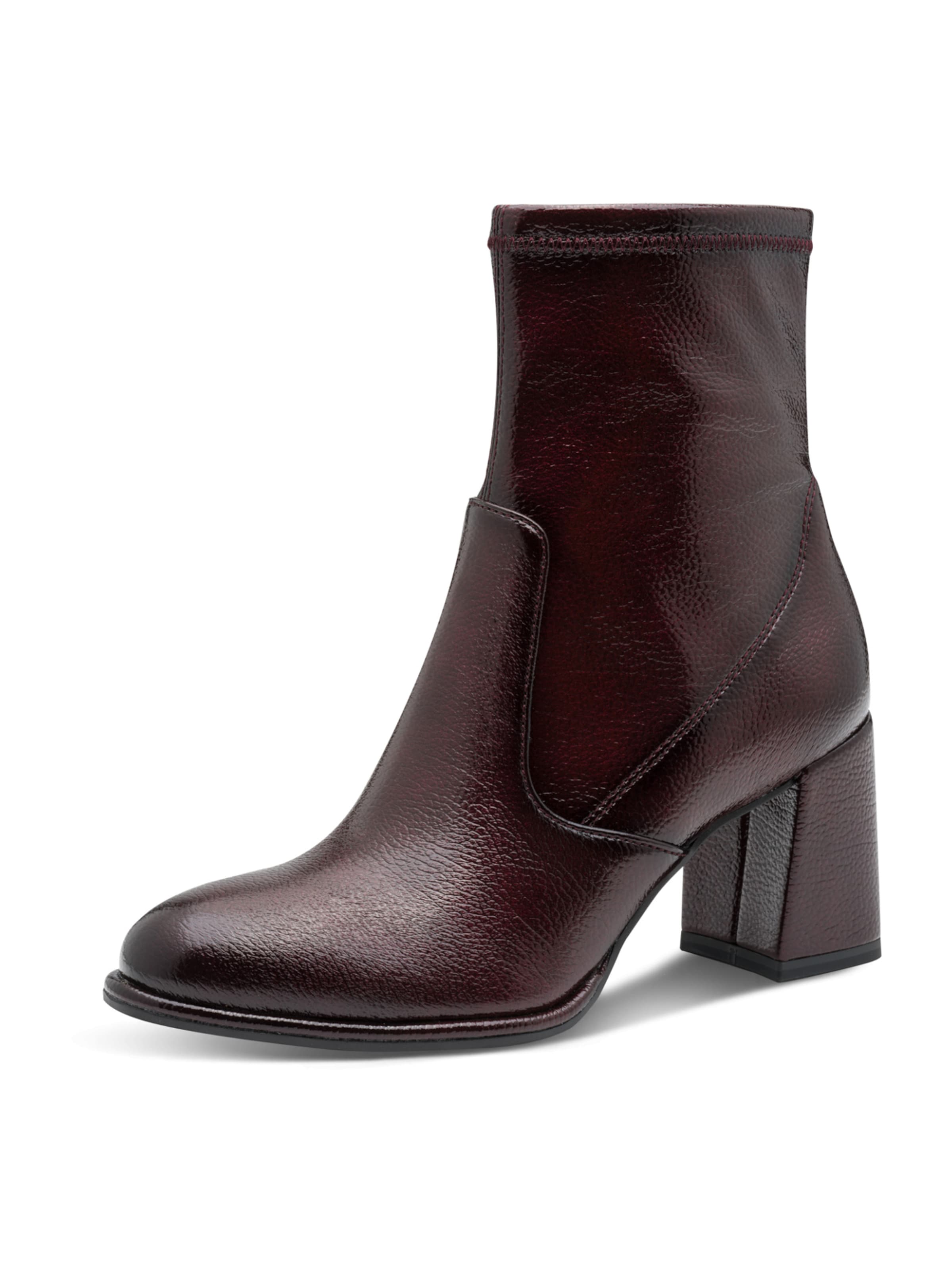 Tamaris Ботинки в Красный: спереди