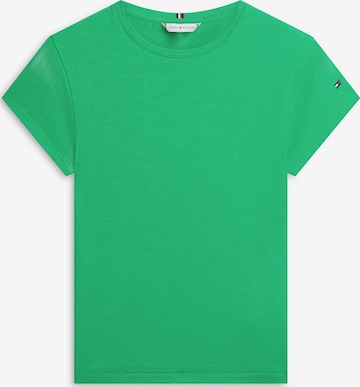 T-shirt TOMMY HILFIGER en vert : devant