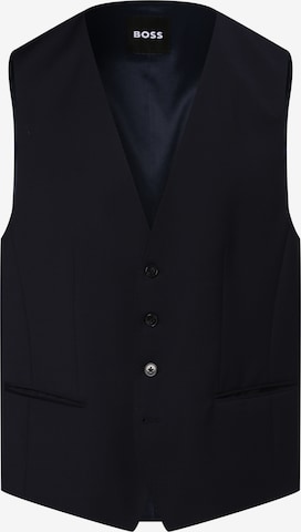 BOSS Black Suit Vest 'Jasper' in Blue: front