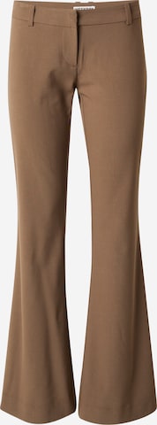 WEEKDAYFlared/zvonoliki kroj Hlače 'Sarabi' - zelena boja: prednji dio