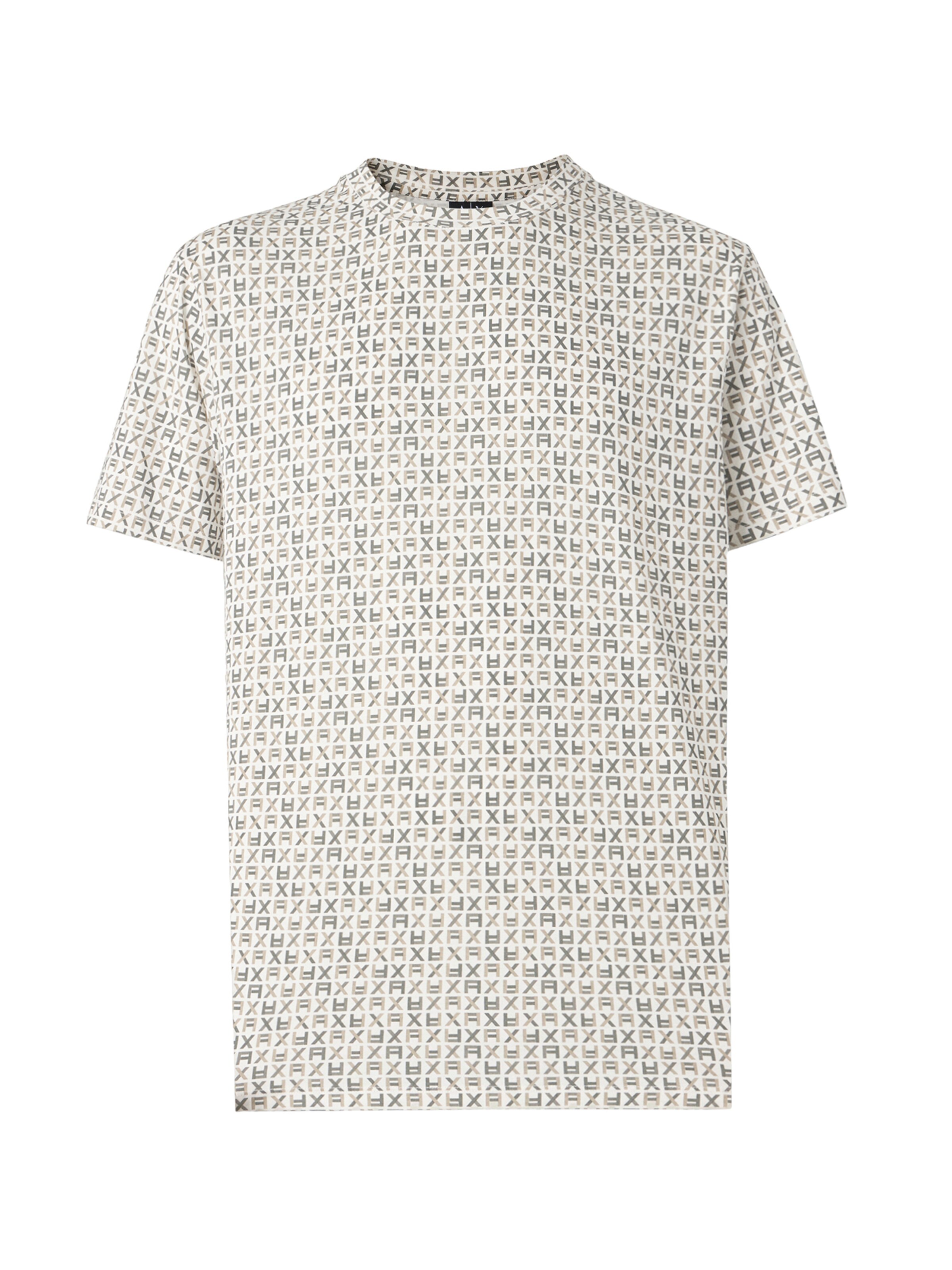 ARMANI EXCHANGE T-Shirt in creme / ecru / grau, Produktansicht