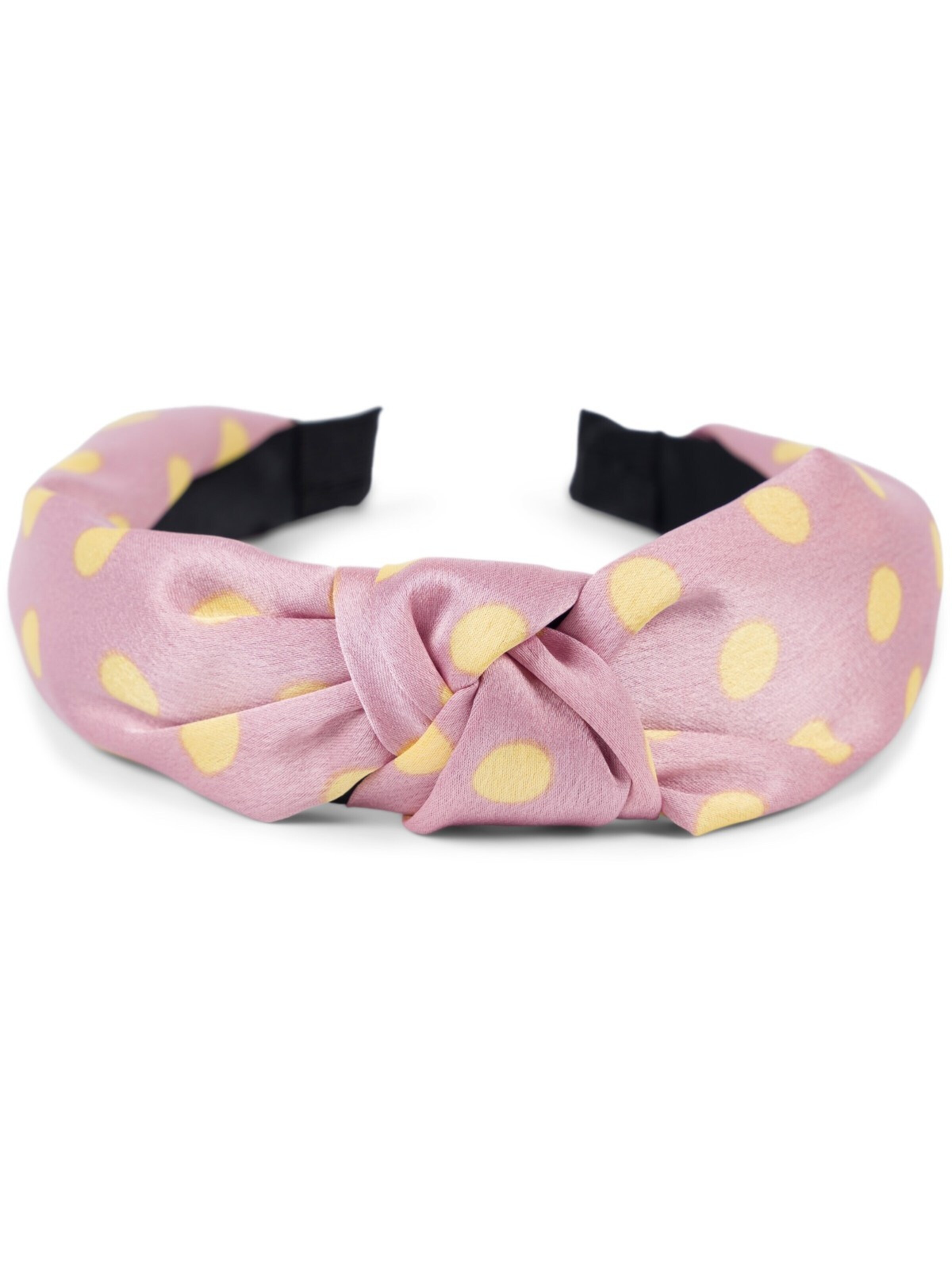 styleBREAKER Hair jewelry 'Haarreif gepunktet mit Knoten Rockabilly' in Pink