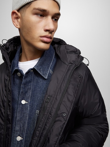 Pull&Bear Winterjas in Zwart