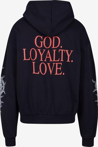 Felpa 'God Loyalty Love' di MT Upscale in nero