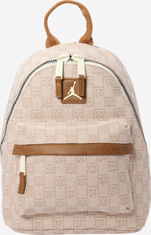 Jordan Backpack 'MONOGRAM MINI' in Beige: front