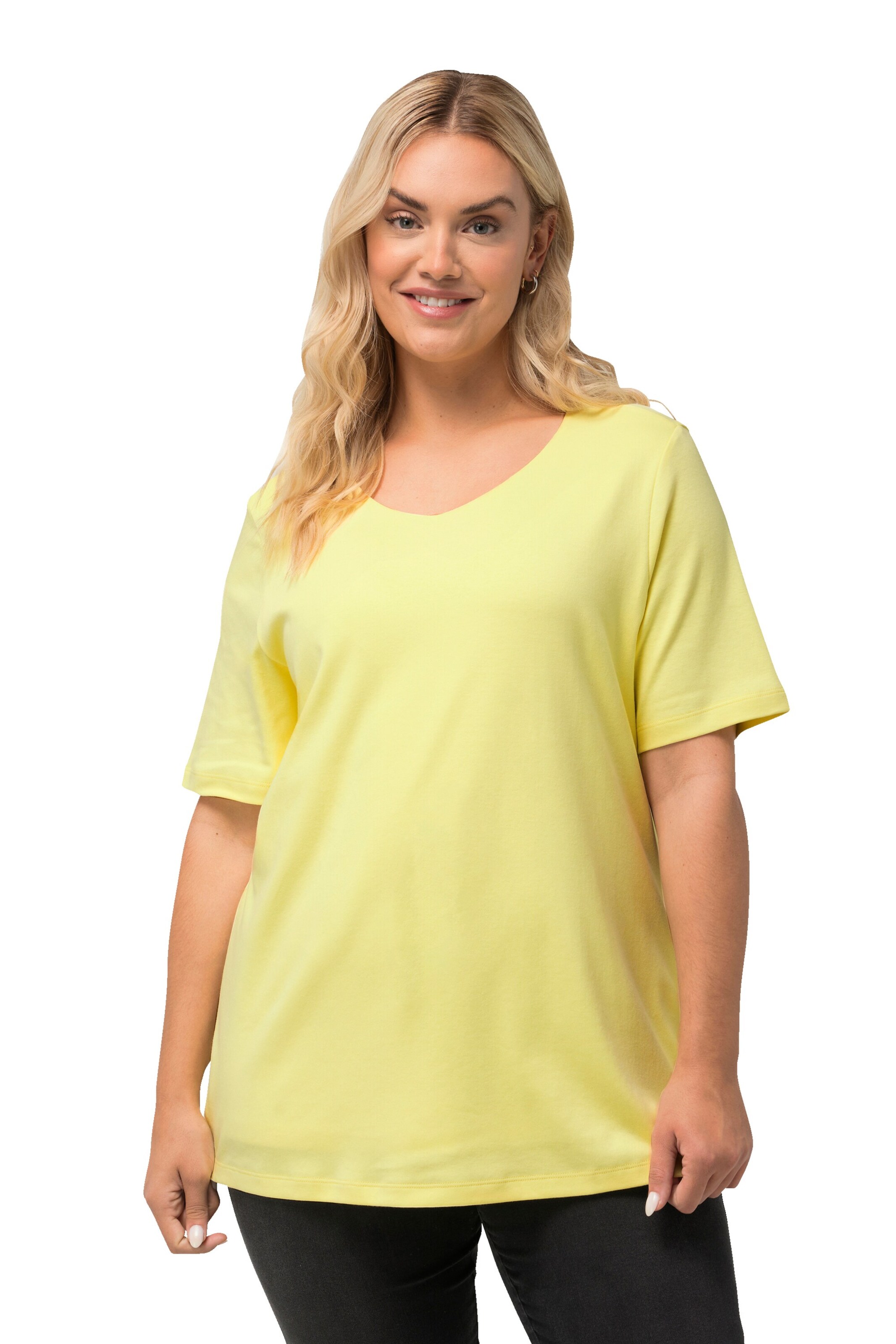 Ulla Popken Shirt in Yellow: front