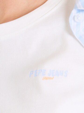 Pepe Jeans Tričko - Biela