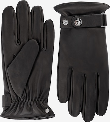 Roeckl Full Finger Gloves ' TRIER ' in Black: front