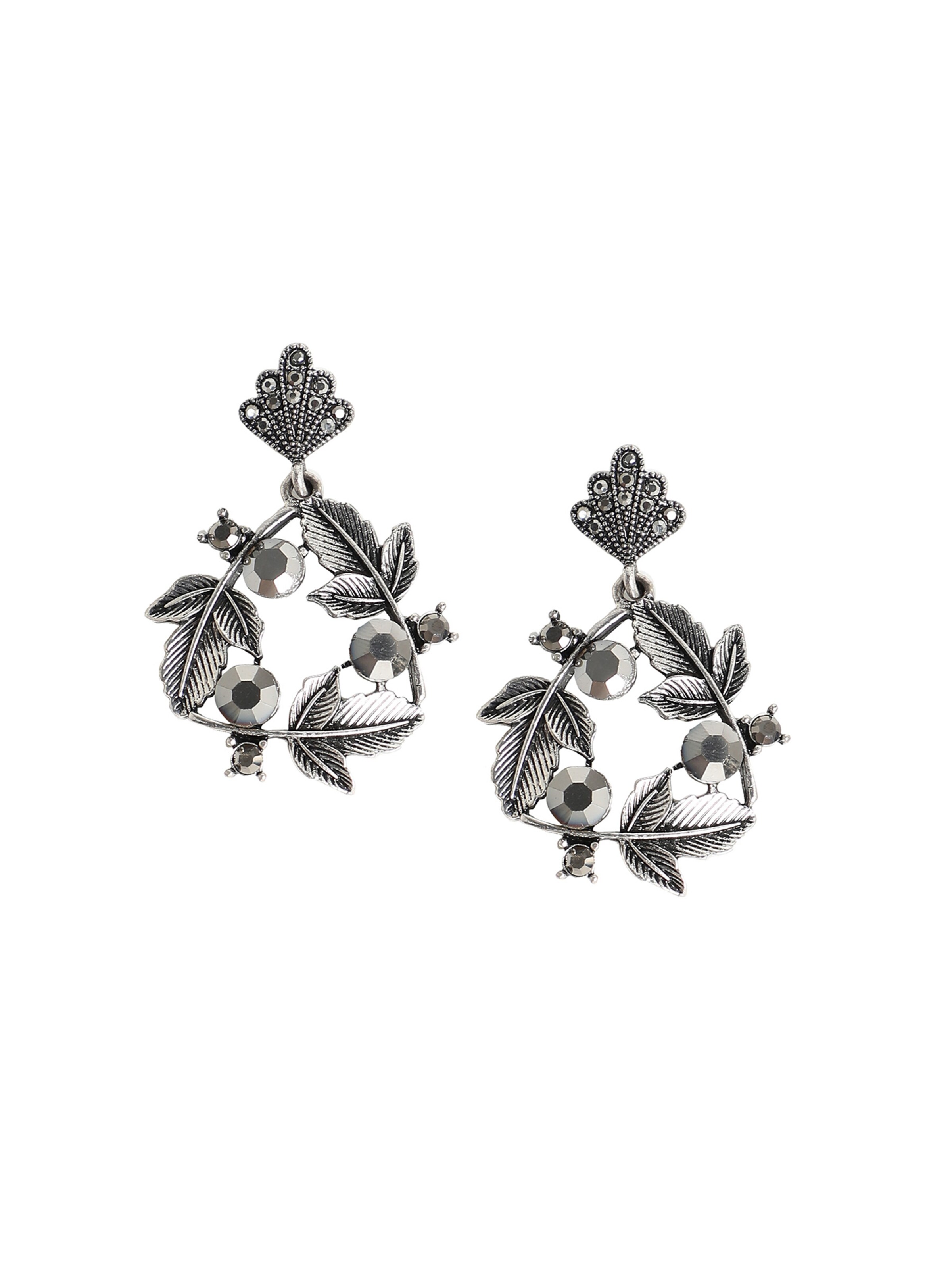 SOHI Kõrvarõngas, värv Hõbe: eest vaates