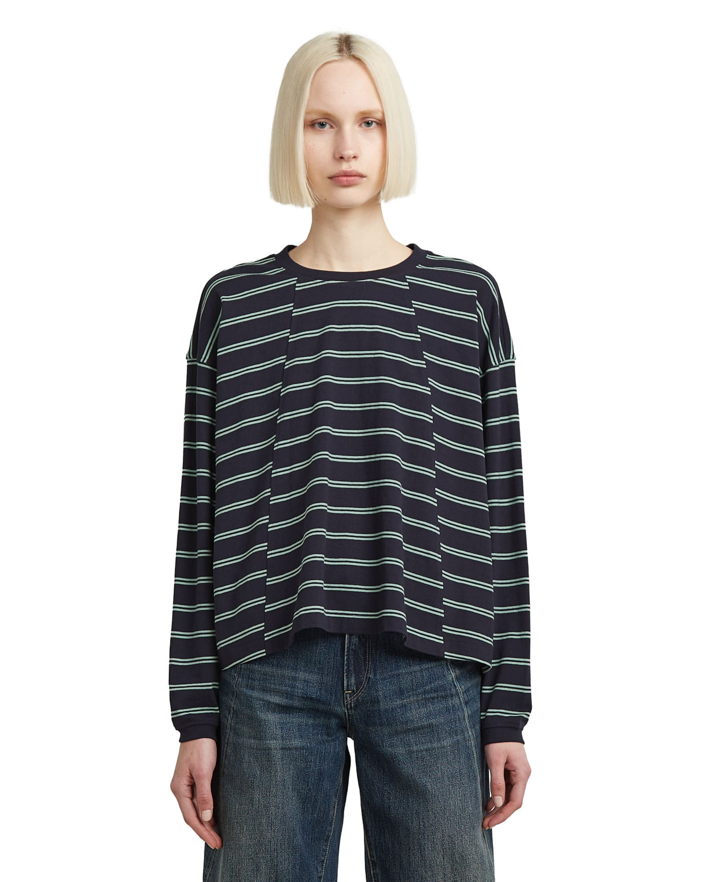 T-shirt G-STAR en bleu : devant