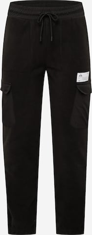 SOS Tapered Athletic Pants 'Laax' in Black: front