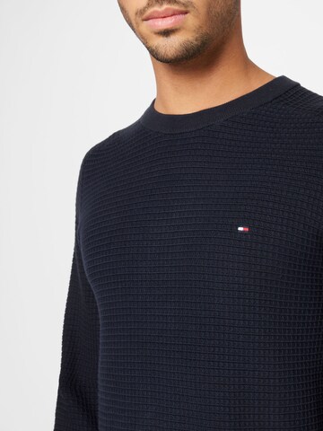 TOMMY HILFIGER Sweater 'SPRING GRID' in Blue